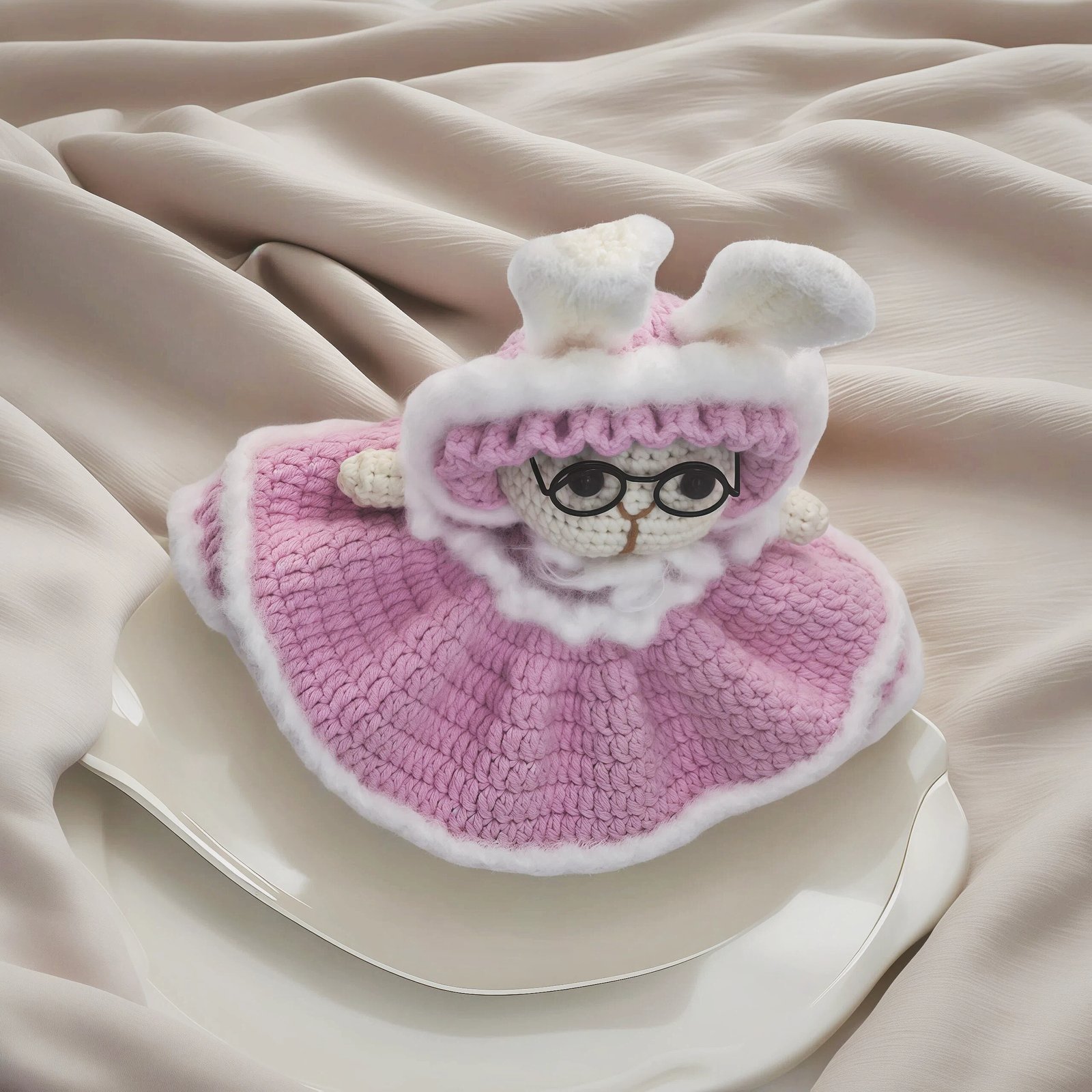 crochet bunny,super cute handmade positive crochet animals bunny rabbit gift,ideal emotional support bunny gifts for birthday, graduation, lovers and family crochet bunny,super cute handmade positive crochet animals bunny rabbit gift,ideal emotional support bunny gifts for birthday, graduation, lovers and family