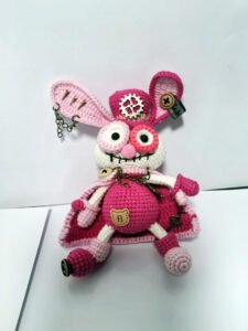 Crochet Special Rabbit with a Stylized Cloak and Decoration, Handmade, all woven stitch by stitch. Hang it on your bag and you will become a unique scenery. crochet special rabbit with a stylized cloak and decoration, handmade, all woven stitch by stitch. hang it on your bag and you will become a unique scenery.
