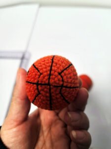 basketball crochet dolls gifts knitted tiny stuffed sport balls plush appreciation for men women basketball birthday gift for dad coach teenager