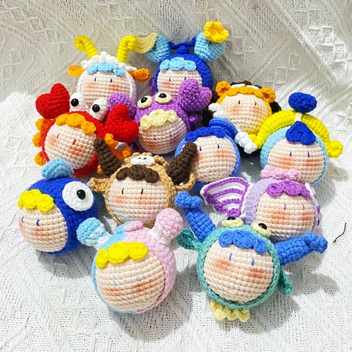 handmade constellations crochet, mini constellation keychain, unique idea birthday presents or daily surprises handmade constellations crochet, mini constellation keychain, unique idea birthday presents or daily surprises