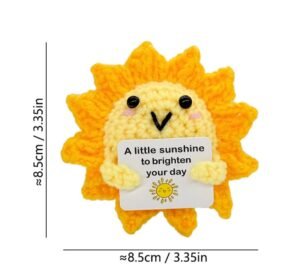 funny friendship gift with sassy messages for women friends bestie bff bestfriend coworkers best friend birthday gifts for women men her him sister classmate positive crochet