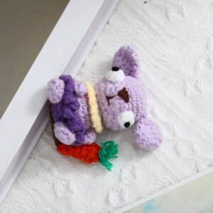 hand knitted bookmark set (bee, sunflower, rabbit), soft cotton yarn, unique cute charm, safe & practical decor, meaningful nature keepsake.