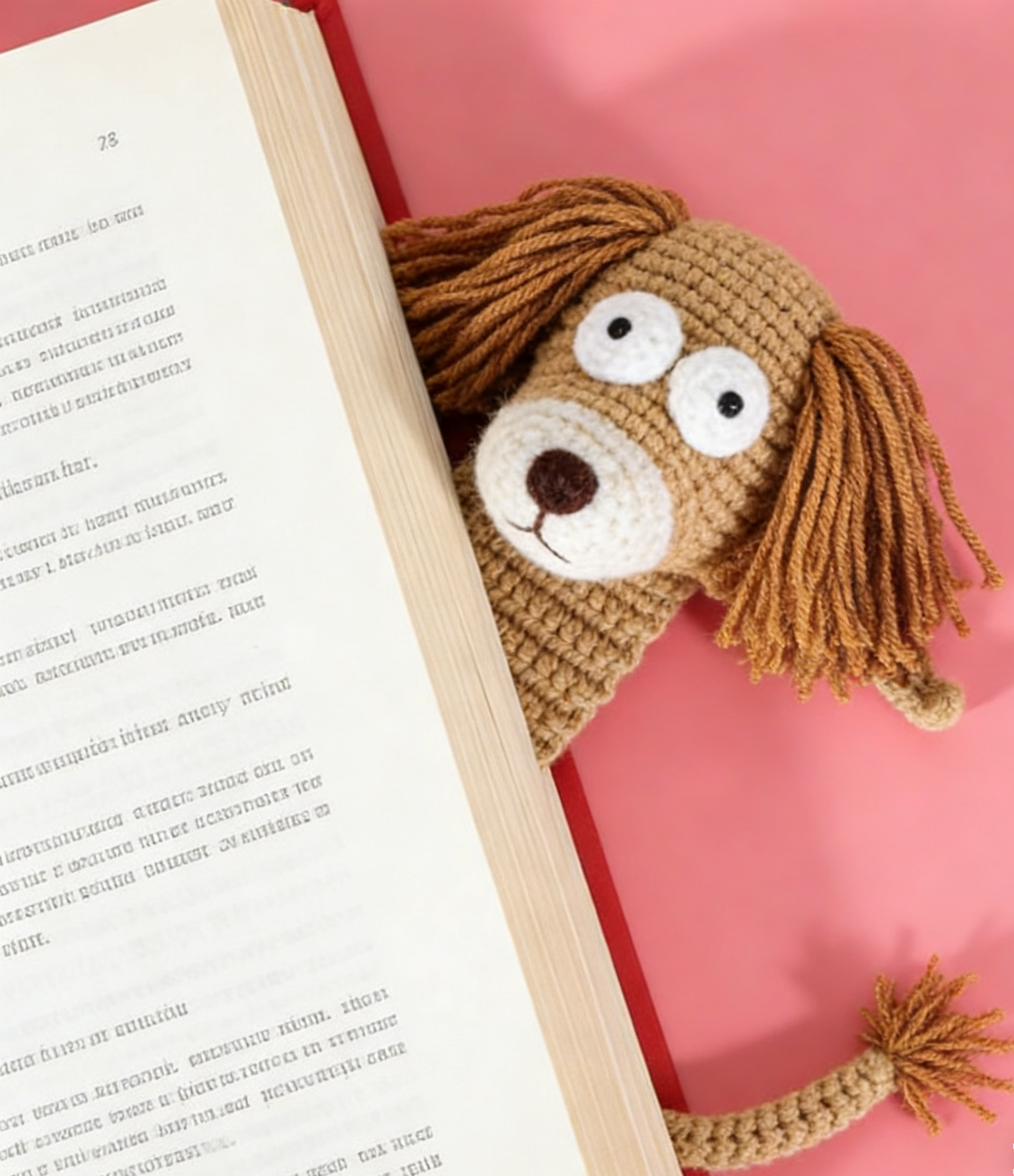 lion hand knitted cute bookmark;reading companion & bag charm;each piece is hand knitted with meticulous care, boasting a soft, skin friendly texture and delicate details that reflect thoughtful craftsmanship.slip it between pages, and it becomes your perfect reading buddy—effortlessly marking your progress while adding a playful, whimsical touch to your daily reading moments. add a touch of ritual to your reading with this charming little companion.with its adorable, distinctive design, it makes a thoughtful gift for book lovers, friends, and family, blending practicality with heartfelt warmth.more than just a bookmark, it can also be attached to your bag (with a clasp, if desired) as a cute accessory, adding a fun, whimsical flair to your everyday outfits and outings—one piece, multiple uses!crafted from high quality knitted materials, it’s durable, resistant to deformation and wear, and easy to maintain. it will accompany your reading and adventures for years to come, becoming a cozy little keepsake by your side. lion hand knitted cute bookmark;reading companion & bag charm;each piece is hand knitted with meticulous care, boasting a soft, skin friendly texture and delicate details that reflect thoughtful craftsmanship.slip it between pages, and it becomes your perfect reading buddy—effortlessly marking your progress while adding a playful, whimsical touch to your daily reading moments. add a touch of ritual to your reading with this charming little companion.with its adorable, distinctive design, it makes a thoughtful gift for book lovers, friends, and family, blending practicality with heartfelt warmth.more than just a bookmark, it can also be attached to your bag (with a clasp, if desired) as a cute accessory, adding a fun, whimsical flair to your everyday outfits and outings—one piece, multiple uses!crafted from high quality knitted materials, it’s durable, resistant to deformation and wear, and easy to maintain. it will accompany your reading and adventures for years to come, becoming a cozy little keepsake by your side.