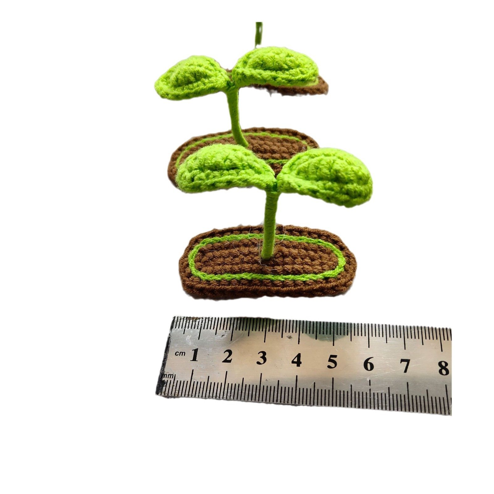 set of 2 hand knitted 3d sprout hair clips ; unique design; soft cotton crochet hair accessories; cute hair decor for kids & adults; daily wear & gift use; ideal for parties & casual outings; durable & gentle on hair; lightweight & comfortable set of 2 hand knitted 3d sprout hair clips ; unique design; soft cotton crochet hair accessories; cute hair decor for kids & adults; daily wear & gift use; ideal for parties & casual outings; durable & gentle on hair; lightweight & comfortable